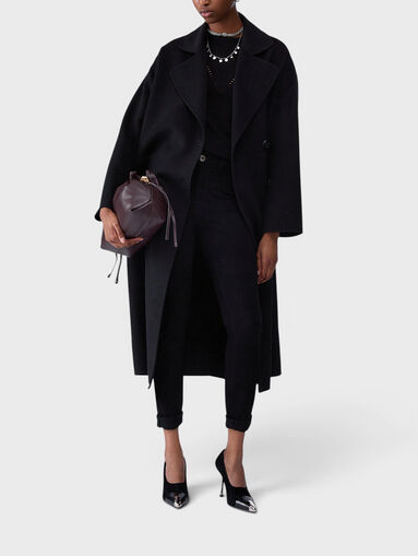 Oversized wool-blend coat - 5