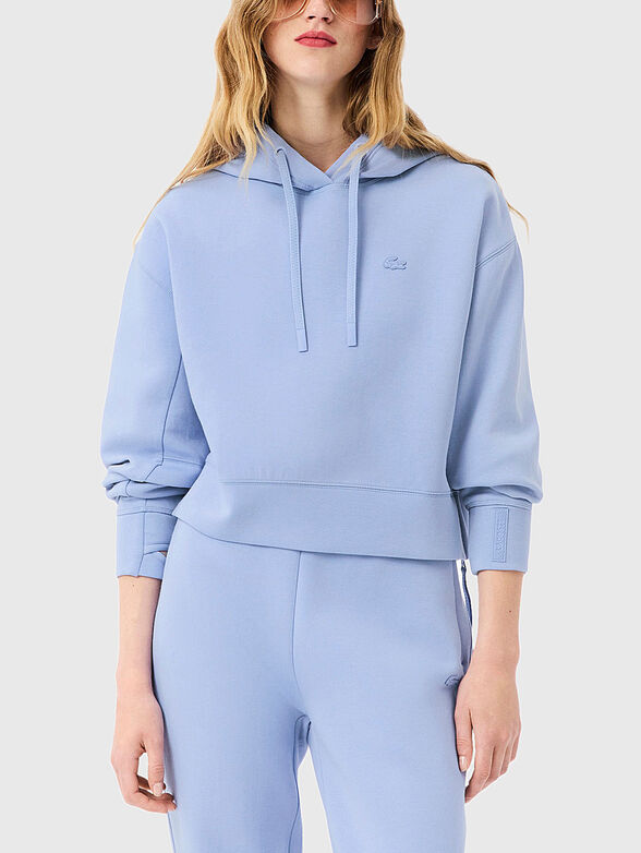 Sweatshirt with logo detail in blue - 1