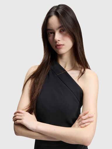 One-shoulder maxi dress - 4