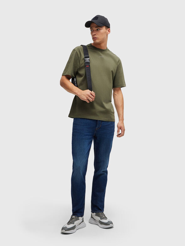 Oversized T-shirt with oval neckline - 2