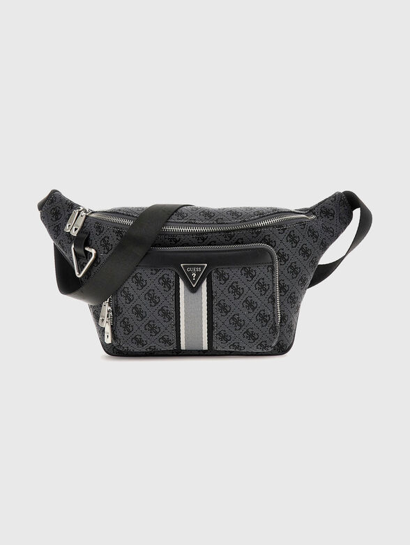 Waist bag with monogram logo print - 1