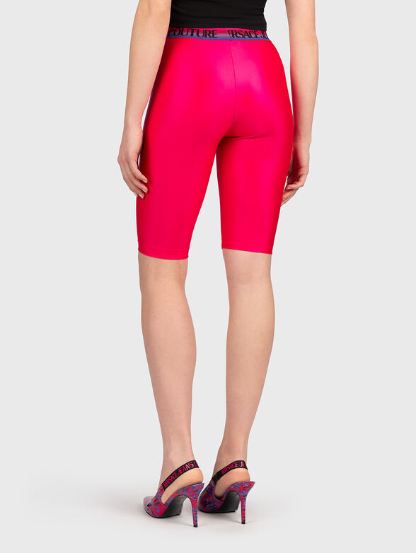 Short leggings with contrasting logo element - 2