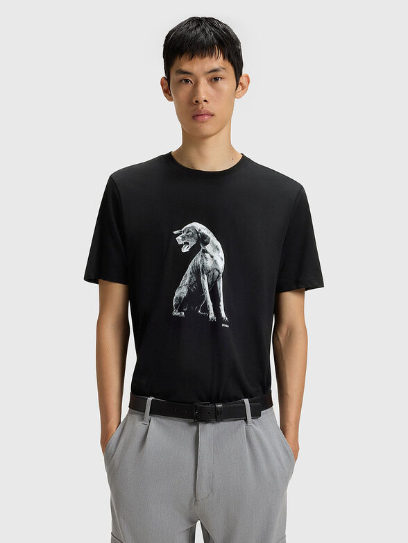 Cotton printed T-shirt - 1