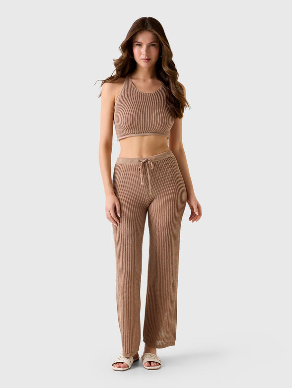 AURA knit top with cut-out back - 2