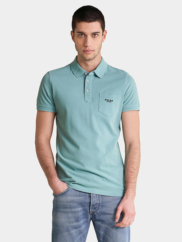 Polo-shirt in blue - 1