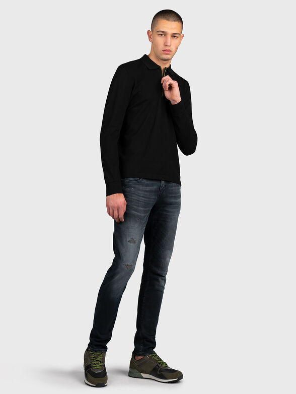 Cotton pique polo-shirt - 4