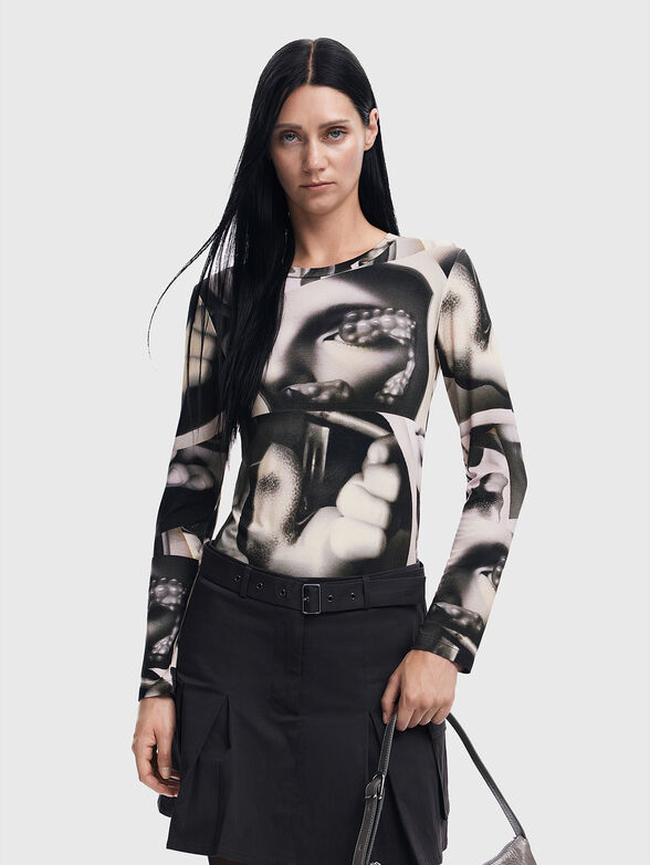 Blouse with print - 1