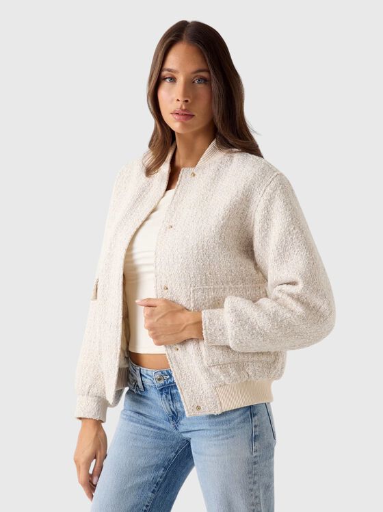 Tweed bomber jacket - 1