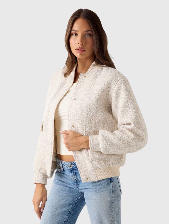 Tweed bomber jacket - 1