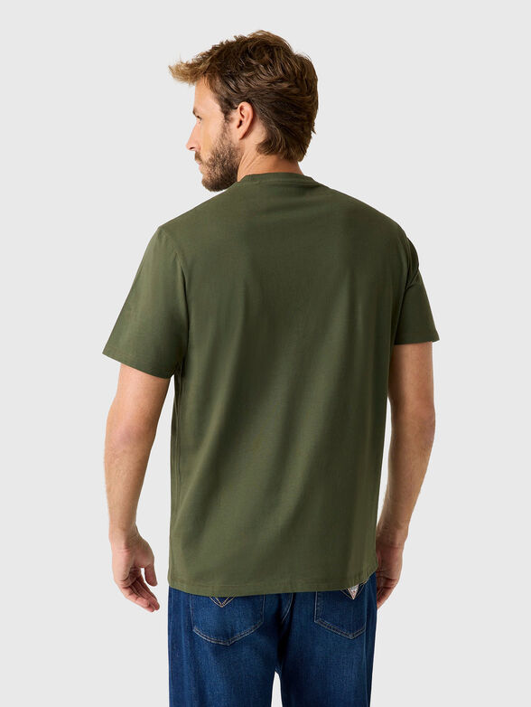 T-shirt with logo embroidery - 3