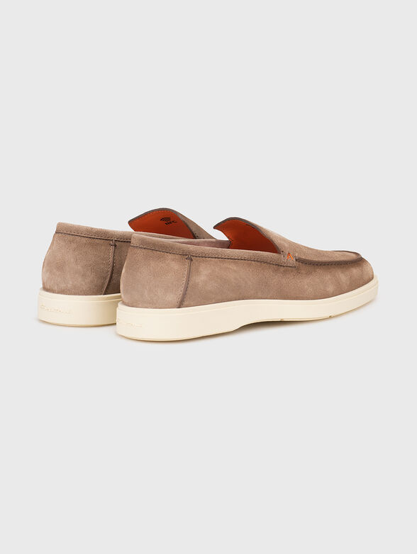 Suede beige loafers - 2