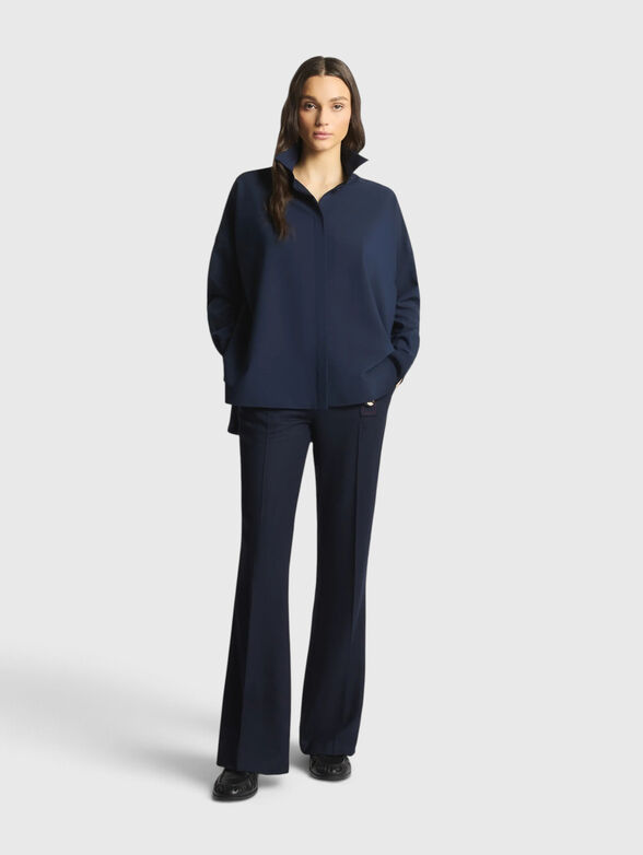 Oversized long-sleeved shirt - 2
