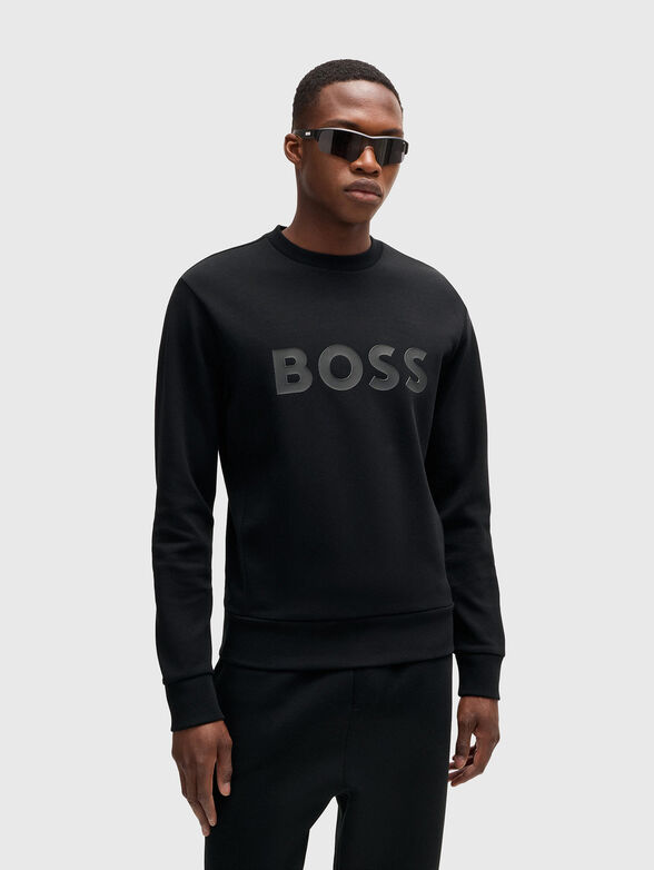 SALBO black sweatshirt with logo - 1