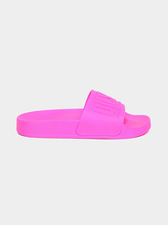 Плажни чехли с релефно лого - 1