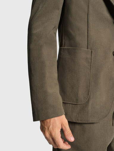 Corduroy jacket with hood - 5