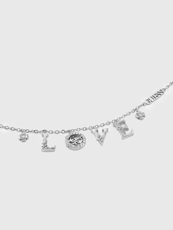 LOVE & FLOWERS bracelet with charms - 2
