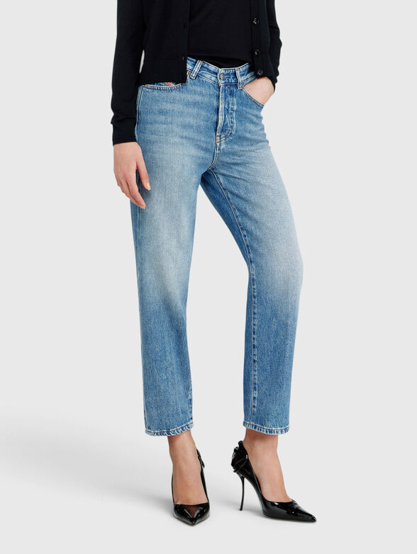 High waist straight jeans - 3