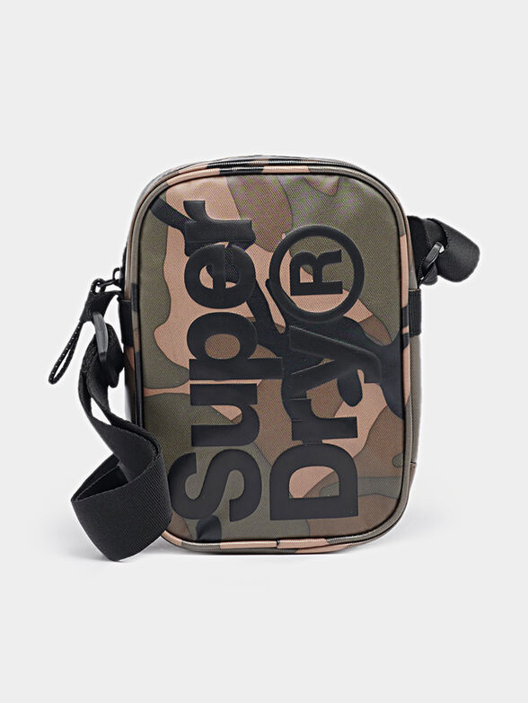 Crossbody bag with embossed logo accent - 1