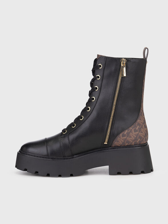 BLAKE monogram leather boots - 4