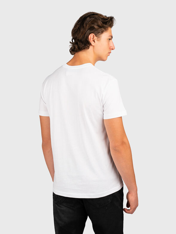 Blue T-shirt with logo print - 2