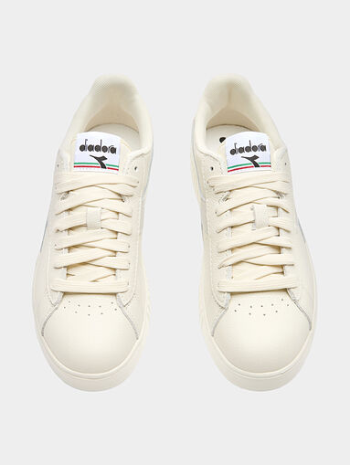 GAME STEP beige sports shoes with logo accent - 5