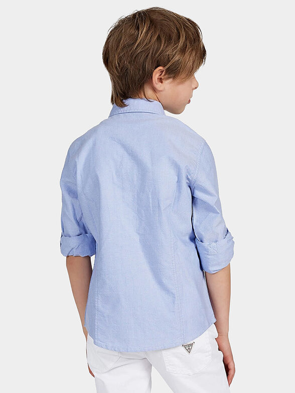 Oxford shirt in blue - 2