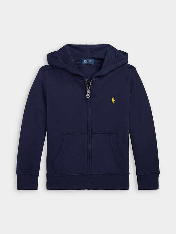 Sweatshirt in dark blue color - 1
