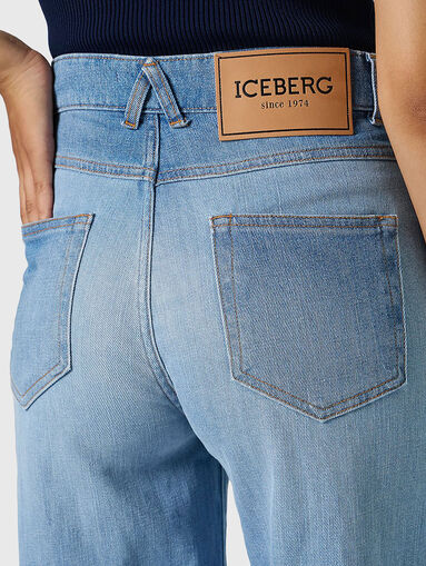 High waisted logo jeans - 3