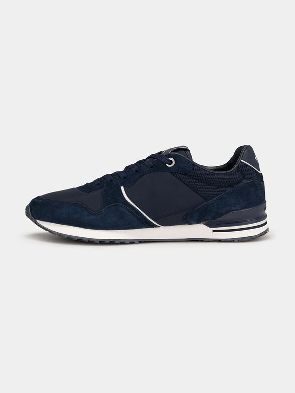 LONDON CITY sneakers with mix of textures - 4