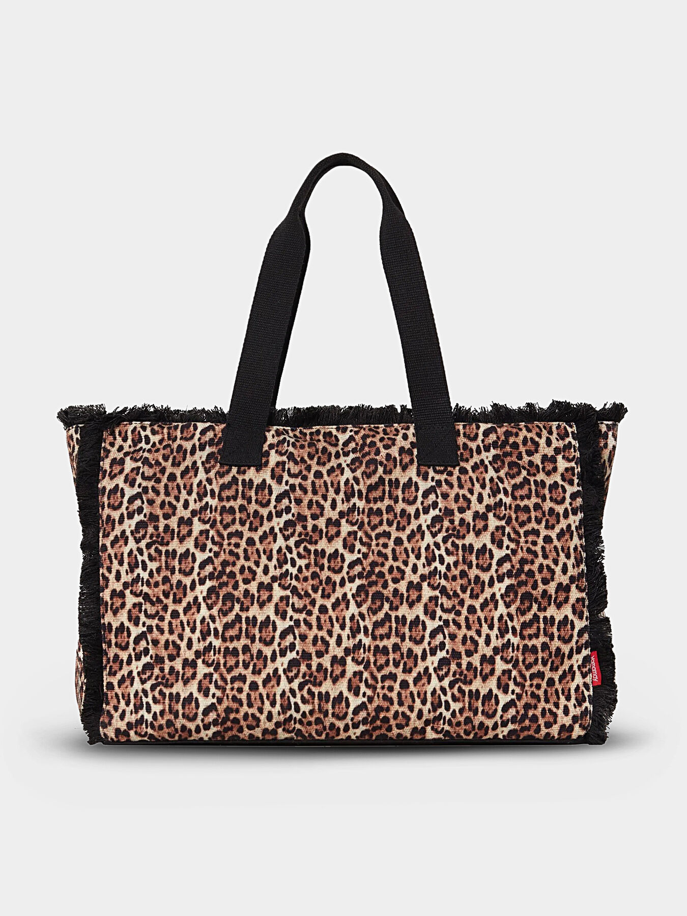 WILD CASHMERE beach bag with animal print brand YAMAMAY Globalbrandsstore en