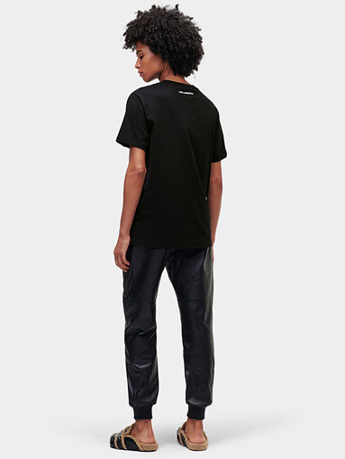 K/IKONIK T-shirt with gold monogram logo print - 4