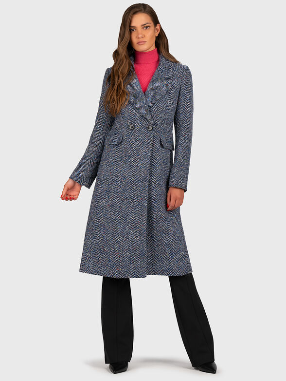 Long twill coat - 1