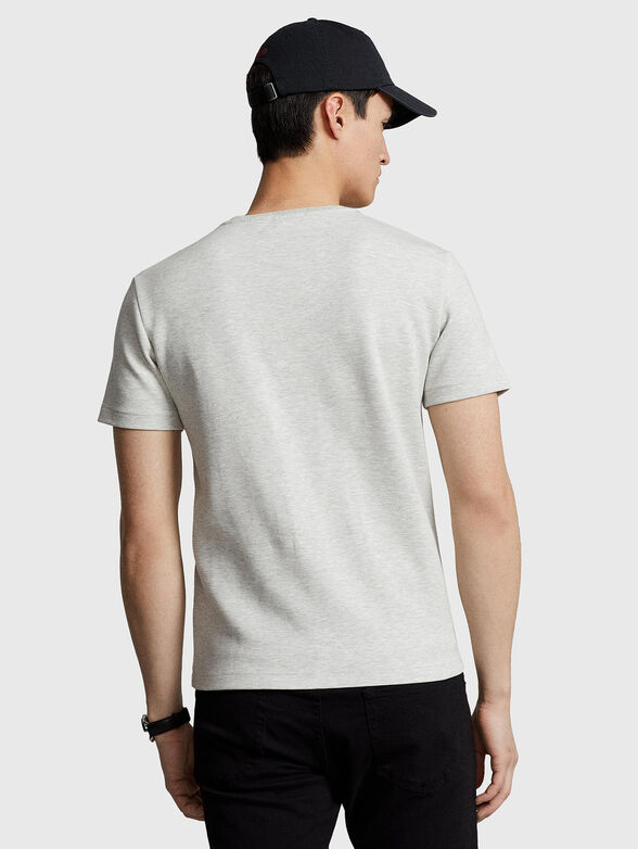 Grey T-shirt with pocket - 3