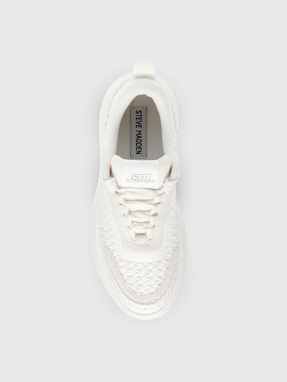 DOUBLETAKE sneaker in beige on platform - 6