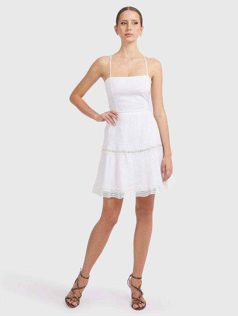 Mini dress with bare back  - 3