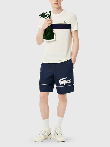 Tennis shorts with logo detail - 5