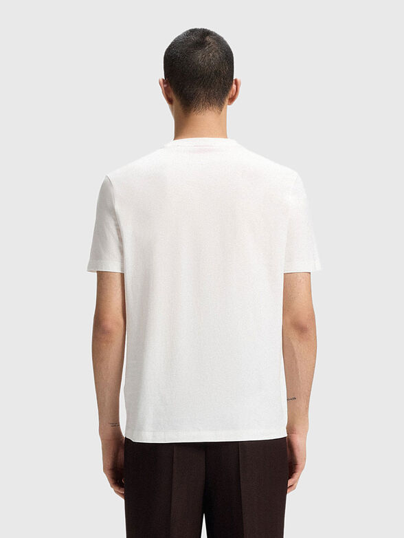 Cotton T-shirt with logo print - 3