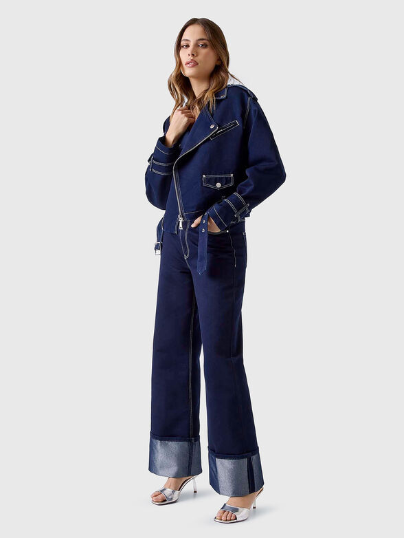 Jeans with turned-up cuffs  - 4