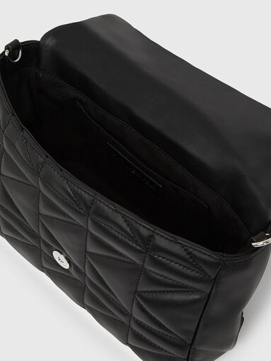 Quilted effect crossbody bag - 5