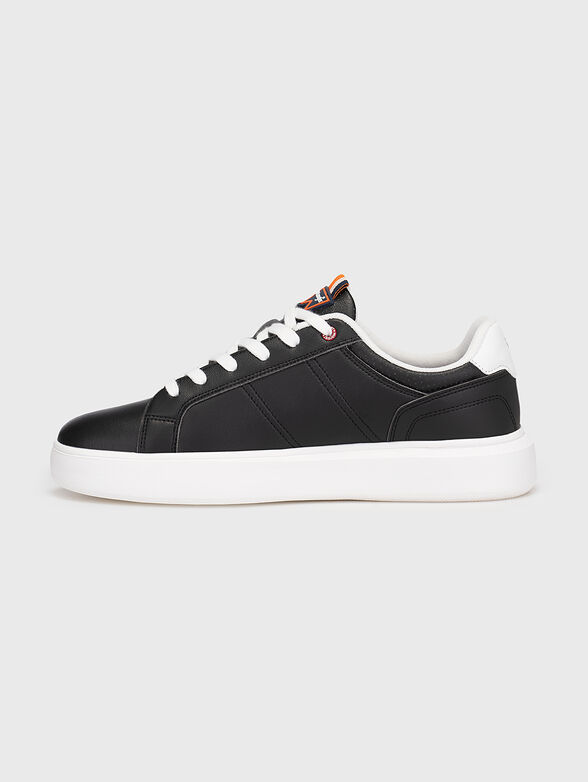 DAVIS black sneakers with contrasting elements - 4