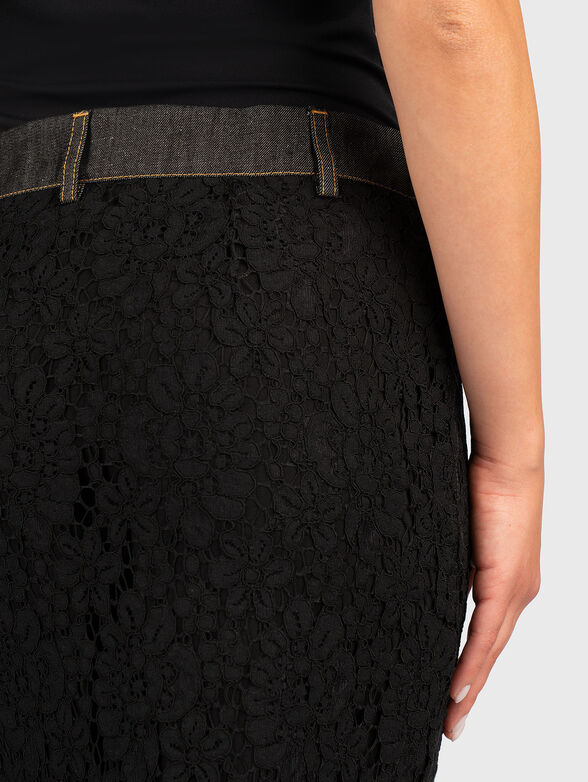 Lace midi skirt - 3