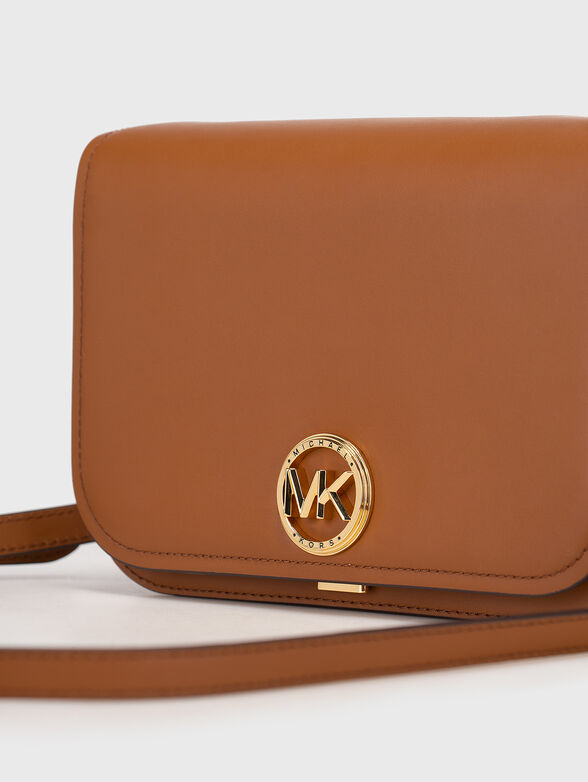 Black leather crossbody bag - 5