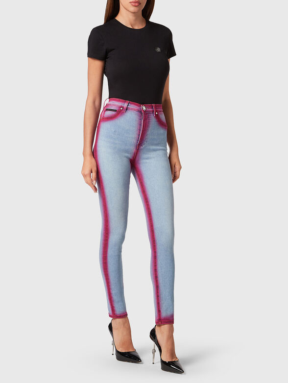 FLUO skinny jeans with electric accent - 4