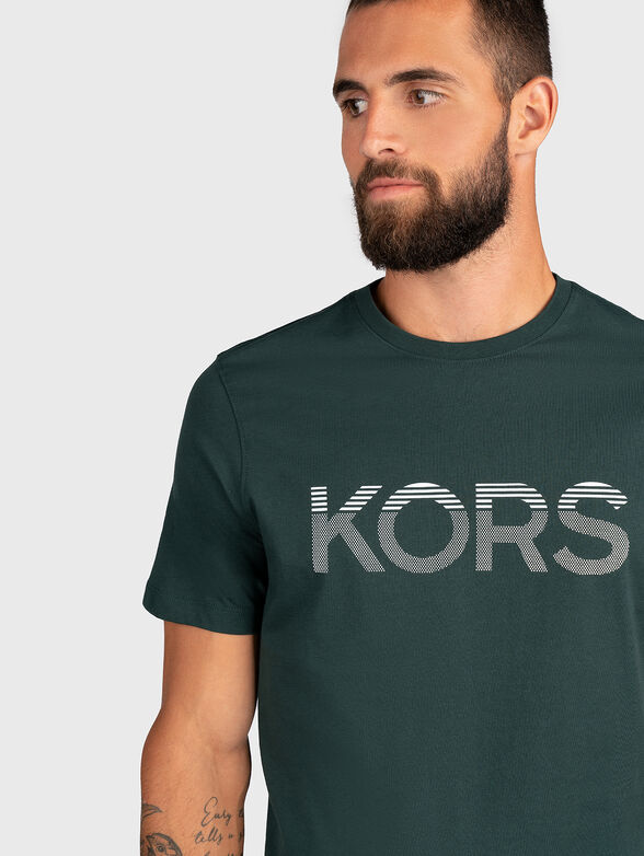 T-shirt in dark blue color - 4