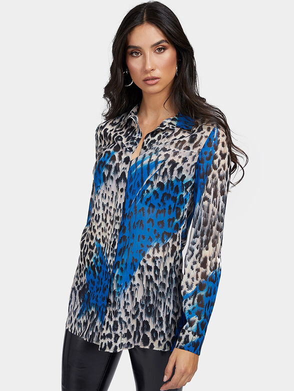 Shirt CLOUIS with animal print - 1