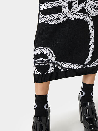 Knitted midi skirt - 4