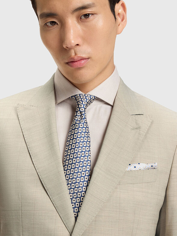 Slim wool blend suit - 6