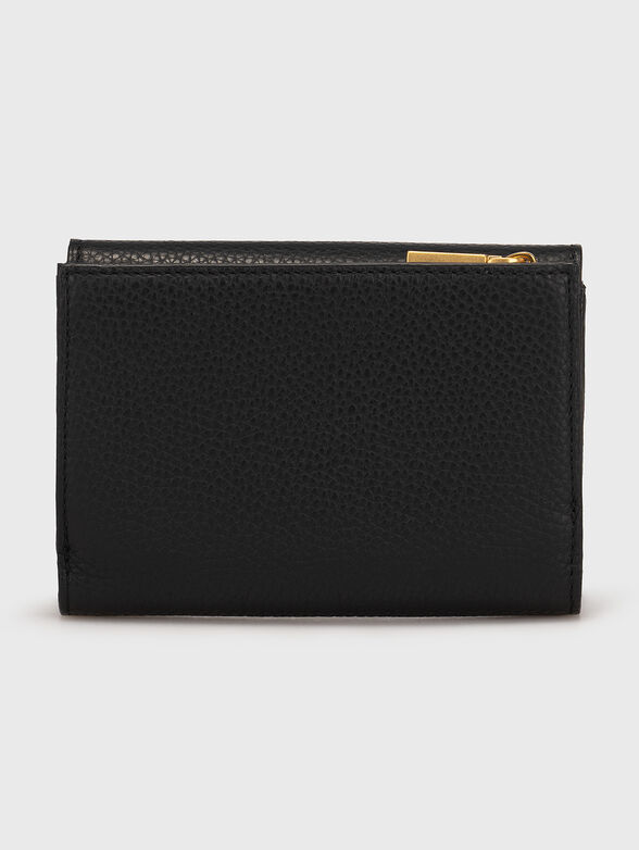  Black leather purse - 2