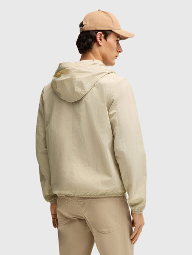 Transitional jacket with hood and logo - 3