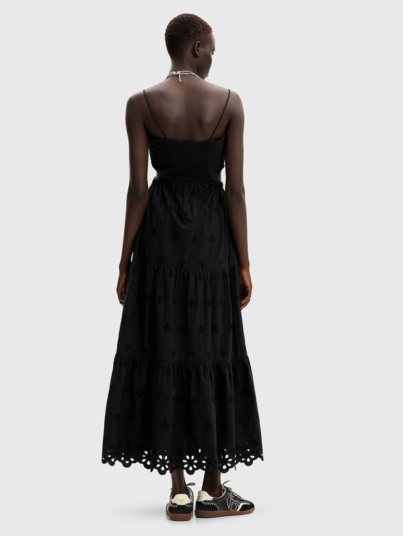 Cotton dress with thin straps - 2